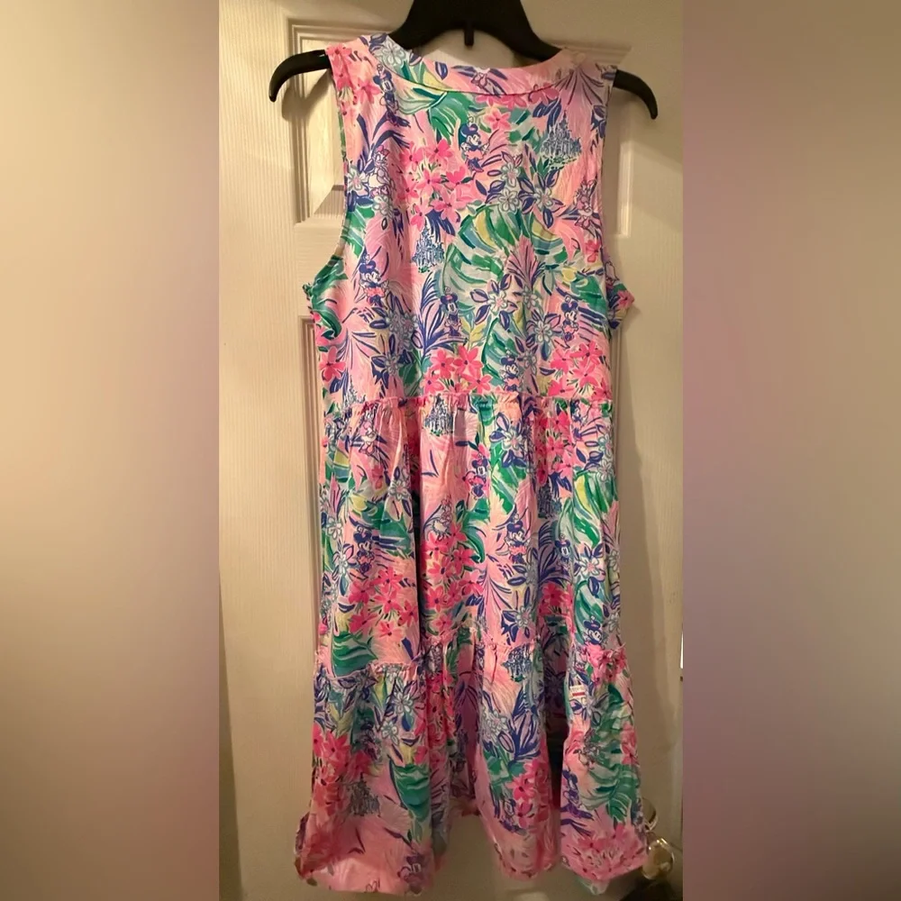 Lilly Pulitzer Women’s Lorina V-neck Dress - Size M - Multi Disney - NWT - Picture 3 of 4